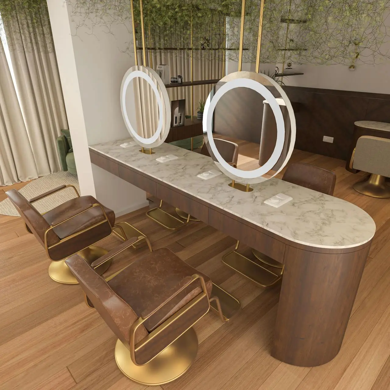 Beauty salon illustration