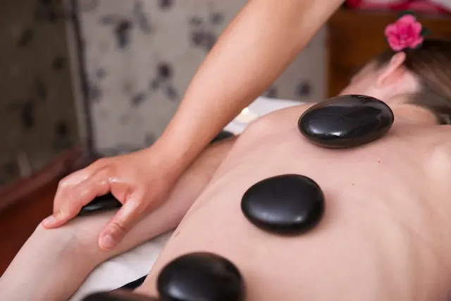 Hot Stone Massage illustration