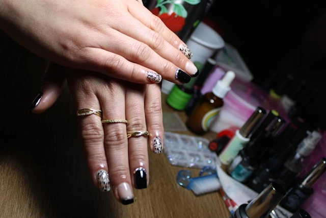 A mix of nail art styles in one bold look — for those who love the unexpected.